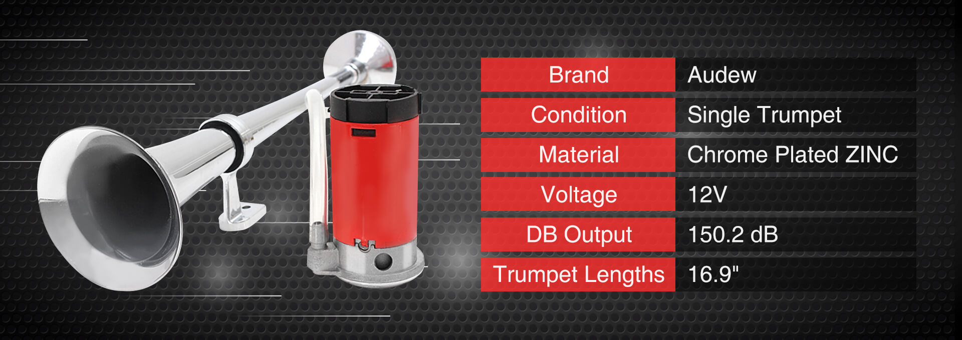 Audew air horn