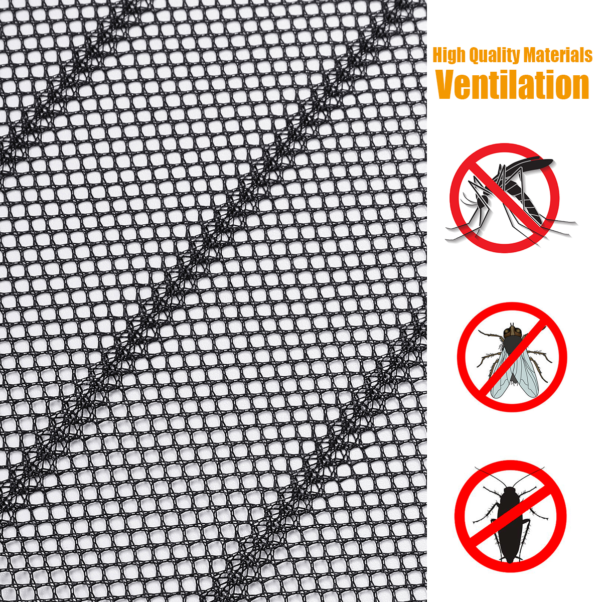 Audew 100 x 220 cm Magnetic Mosquito net for Doors