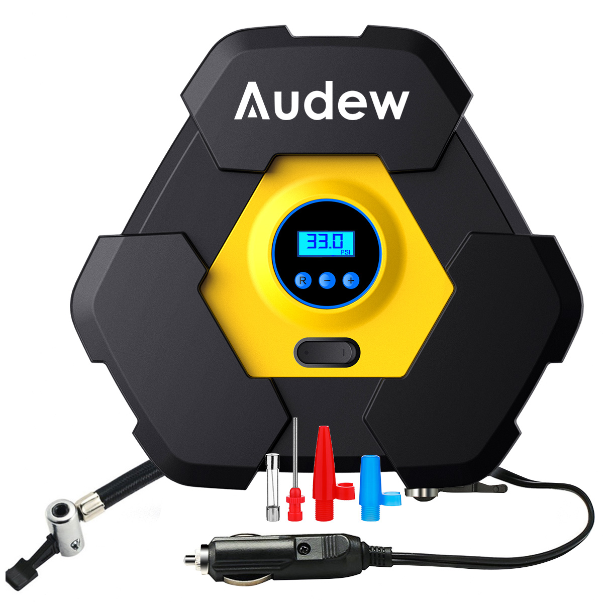 Details about   Audew Portable Air Compressor Tire Inflator with Gauge,Auto Digital Air Pump 
